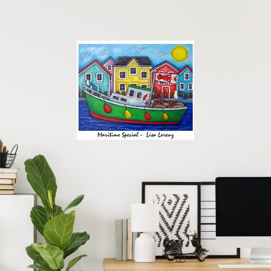 Sonderausgabe für den Seeverkehr Poster (Heimbüro)