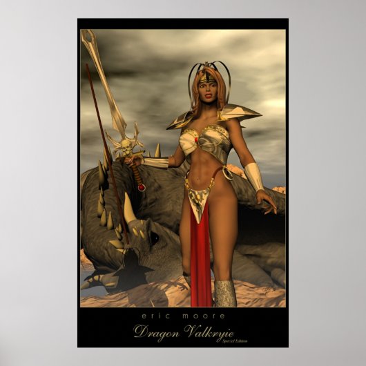 Sonderausgabe für Dragon Valkryie Poster (Vorne)