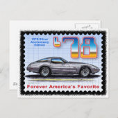 Sonderausgabe Korvette des silbernen Postkarte (Vorne/Hinten)