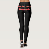 Sonderausgabe "Leckerei Ich mag ein Mannequin" Leggings (Rückseite)