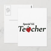 Sonderausgabe. Lehrer Postkarte (Vorne/Hinten)