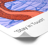 Sonderausgabe Poster "Bleibe in Touch" (Ecke)