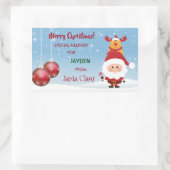 Sonderausgabe vom Weihnachtsmann, Rudolph Rechteckiger Aufkleber (Tasche)