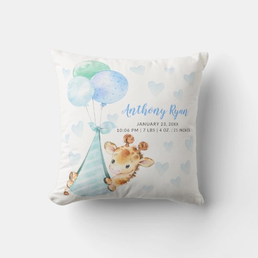 Sonderauslieferung Giraffe Kinderdusche Kissen (Vorderseite)