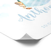 Sonderauslieferungsstorch Giraffe Babyplätze Poster (Ecke)