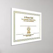 Sonderauszeichnung für akademische Studien Foliendrucke (Ablage )