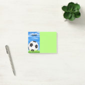 Sonderball Fußball-Post, die Sie zur Personalisier Post-it Klebezettel (Büro)