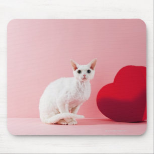 Sonderbar-mit Augen Katze Mousepad