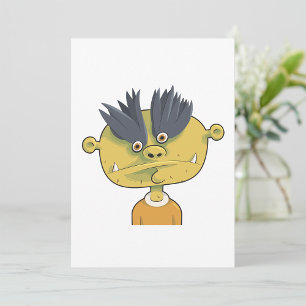 Sonderbare Alien-Person Einladung