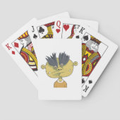 Sonderbare Alien-Person Spielkarten (Rückseite)