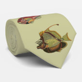 Sonderbare Fische Krawatte (Gerollt)