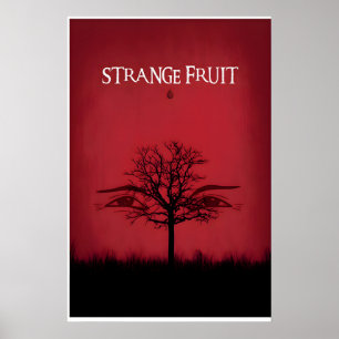 Sonderbare Frucht Inspiriert Original Design Druck Poster
