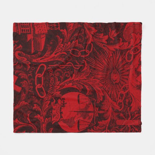 Sonderbare Mitgesponnene Tapisserieversion 1 Fleecedecke (Vorderseite (Horizontal))