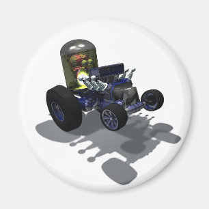 Sonderbare Rad-wütender Gehirn-Magnet Magnet