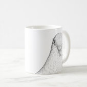 Sonderbare Vögel der Tauben-Tassen-(linkshändiges) Kaffeetasse (VorderseiteRechts)