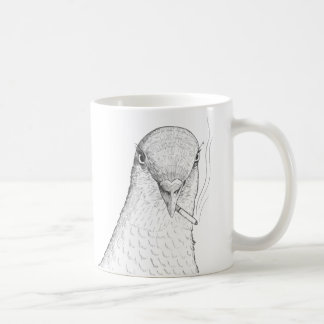 Sonderbare Vögel der Tauben-Tassen-(linkshändiges) Kaffeetasse