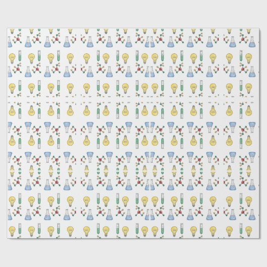 Sonderbare Wissenschaft Geschenkpapier (Flach)