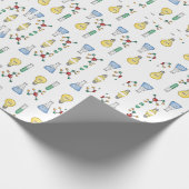 Sonderbare Wissenschaft Geschenkpapier (Ecke)