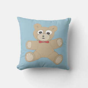 Sonderbarer glücklicher Teddybär Kissen