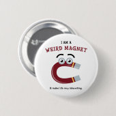 Sonderbarer Magnet Button (Vorne & Hinten)