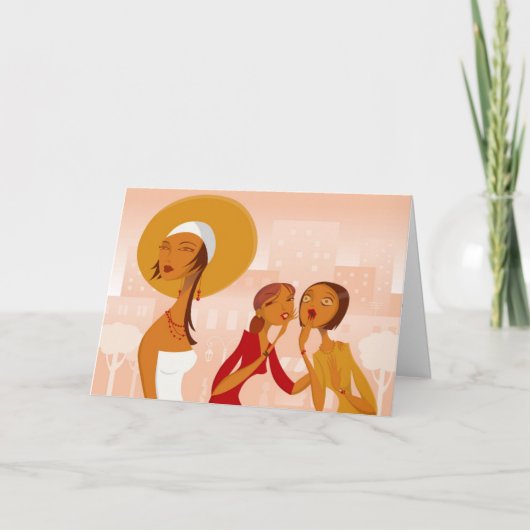 Sonderbarer Mann heraus Dankeskarte (Vorderseite)