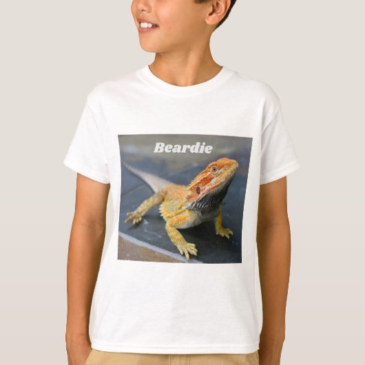 Sonderbarer Regenbogen-Bartdrache T-Shirt (Vorderseite)