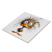Sonderbarer Vogel Fliese (Seite)