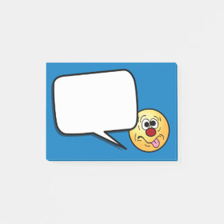 Sonderbares Gesicht Grumpey Post-it Klebezettel