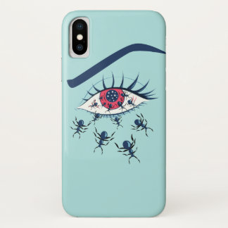 Sonderbares gruseliges Red Eye mit kriechenden Case-Mate iPhone Hülle