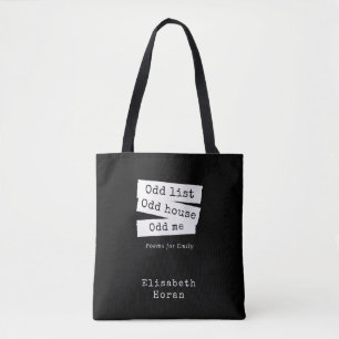 "Sonderbares Haus der sonderbaren Liste sonderbar Tasche