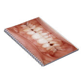 Sonderbares ungewöhnliches Gory Zahn-Gummi-Foto Notizblock (Rechte Seite)