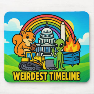 Sonderbarster-Timeline-Mauspad von Phil Elmore Mousepad