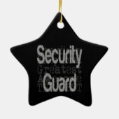 Sonderbeauftragter der Sicherheitsgarde Keramik Ornament (Hinten)