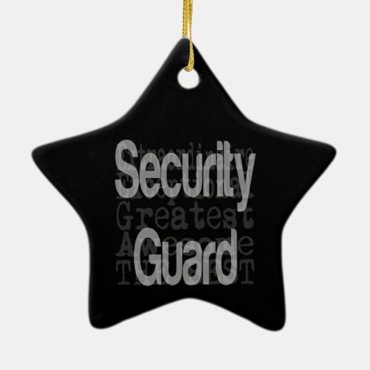 Sonderbeauftragter der Sicherheitsgarde Keramik Ornament (Hinten)