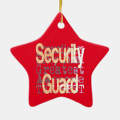 Sonderbeauftragter der Sicherheitsgarde Keramik Ornament (Hinten)