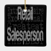 Sonderbeauftragter des Einzelhandels Keramikornament (Rückseite)