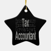 Sonderbeauftragter des Steuerberaters Keramik Ornament (Hinten)