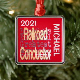 Sonderbeauftragter für den Eisenbahnverkehrsleiter Ornament Aus Metall