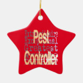 Sonderbeauftragter für den Schädlingsbekämpfer Keramik Ornament (Vorne)