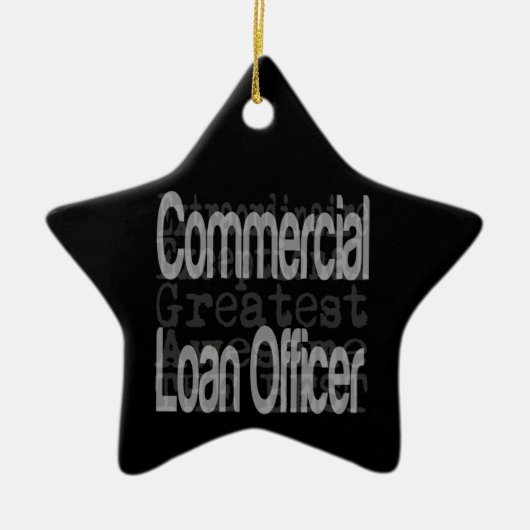 Sonderbeauftragter für kommerzielle Darlehen Keramik Ornament (Vorne)