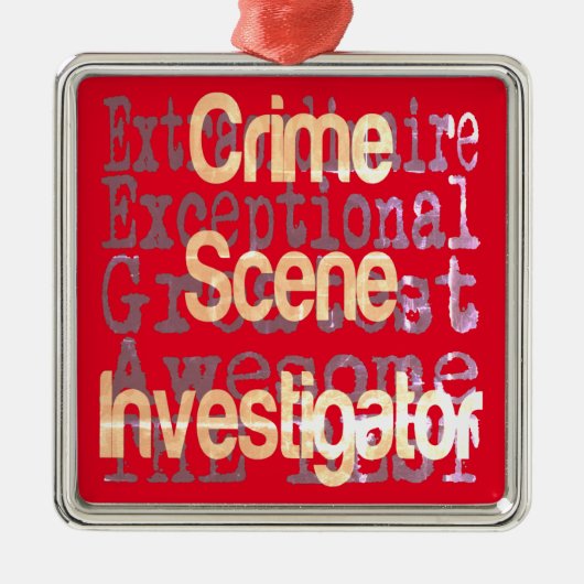 Sonderbeauftragter für Kriminalpolizei Ornament Aus Metall (Vorne)