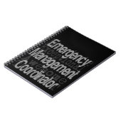 Sonderbeauftragter für Notfallmanagement Notizblock (Linke Seite)