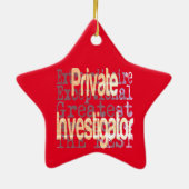 Sonderbeauftragter für private Ermittler Keramik Ornament (Hinten)