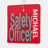 Sonderbeauftragter für Sicherheit CUSTOM Keramikornament (Links)