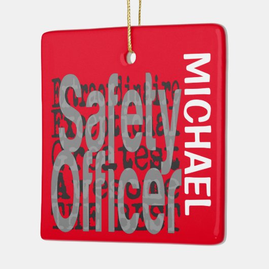 Sonderbeauftragter für Sicherheit CUSTOM Keramikornament (Links)