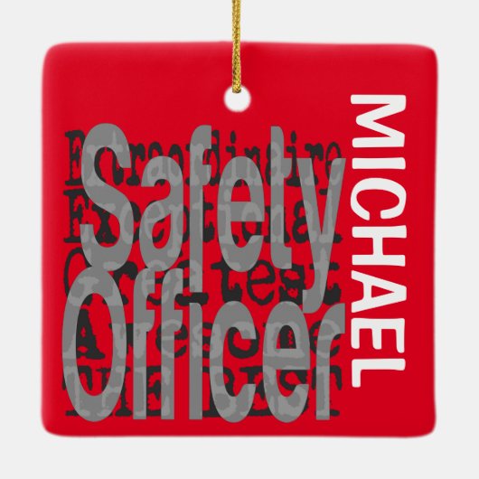 Sonderbeauftragter für Sicherheit CUSTOM Keramikornament (Rückseite)