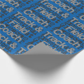 Sonderbeauftragter für Track- und Feldcoach Geschenkpapier (Ecke)