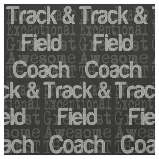 Sonderbeauftragter für Track- und Feldcoach Stoff (Muster)