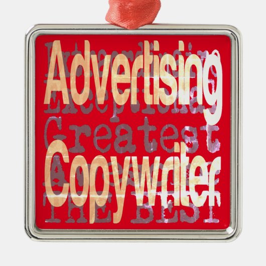 Sonderbeauftragter für Werbe-Copywriter Ornament Aus Metall (Vorne)