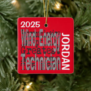 Sonderbeauftragter für Windenergie CUSTOM Keramikornament